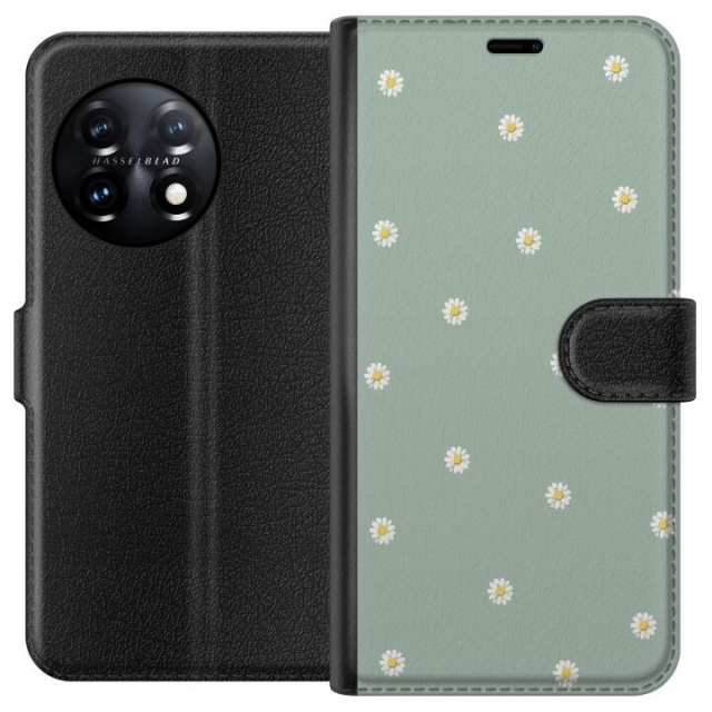 Portemonnee-hoesje voor OnePlus 11 met Priesterkragen ontwerp