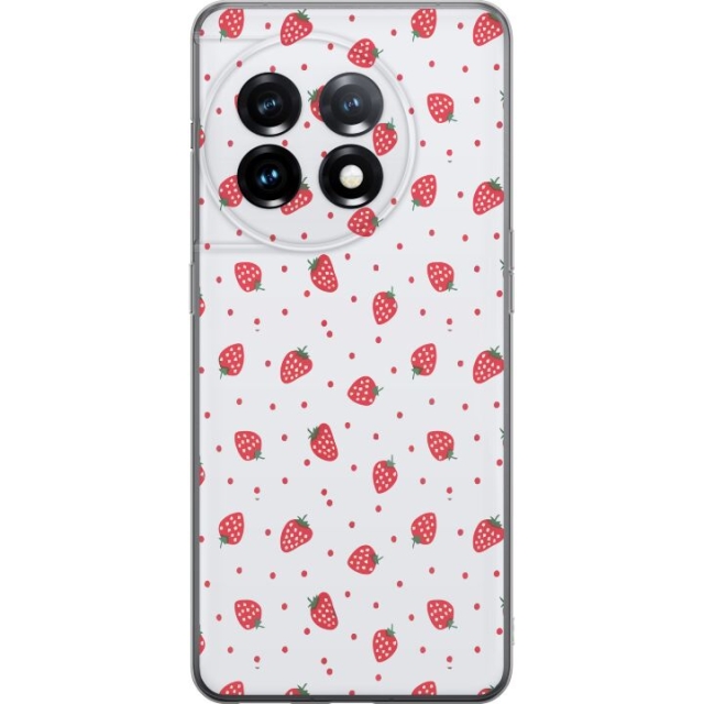 Mobiele hoes voor OnePlus 11R met Aardbeien ontwerp