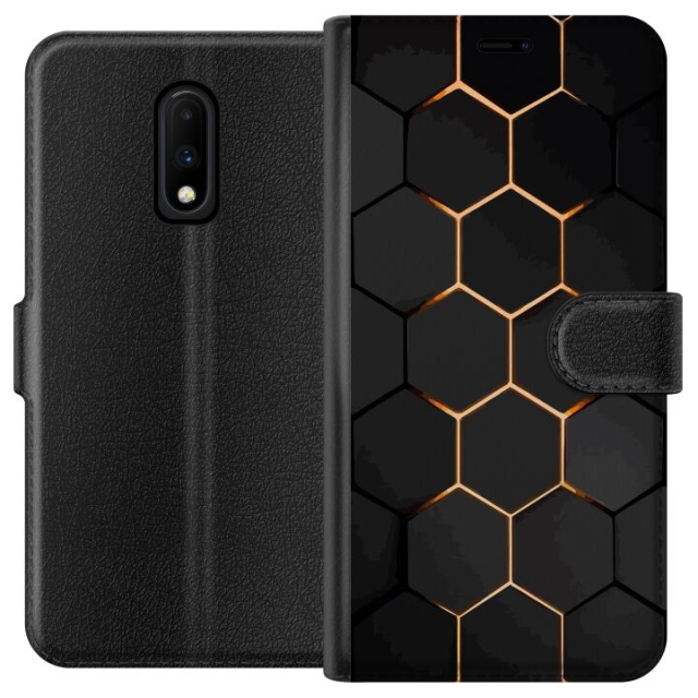 Portemonnee-hoesje voor OnePlus 7 met Luxe Patroon ontwerp