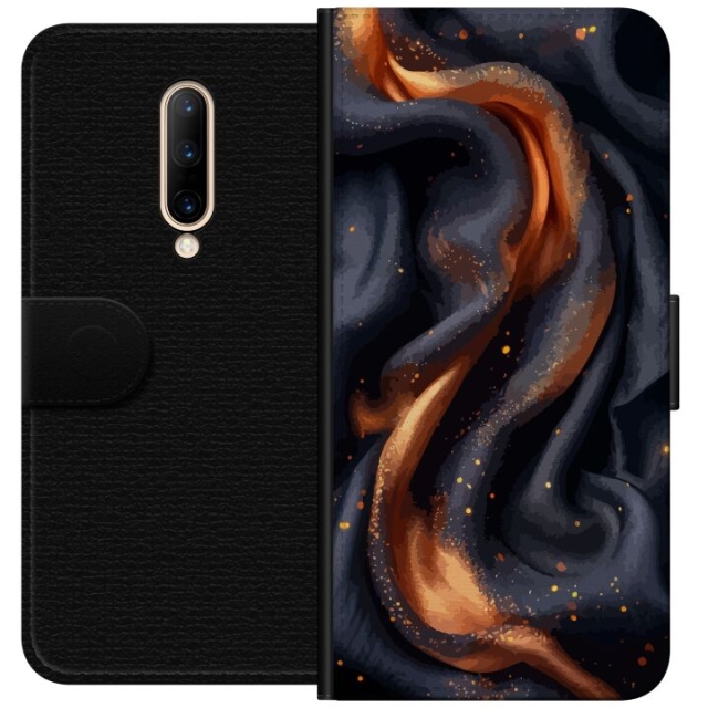 Portemonnee-hoesje voor OnePlus 7 Pro met Vurig zijde ontwerp
