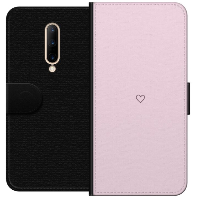 Portemonnee-hoesje voor OnePlus 7 Pro met Hart ontwerp