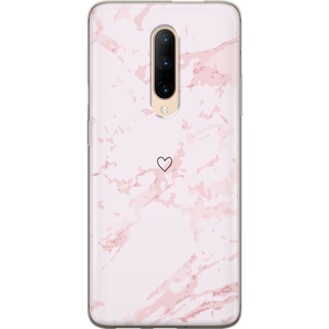 Mobiele hoes voor OnePlus 7 Pro met Roze Hart ontwerp