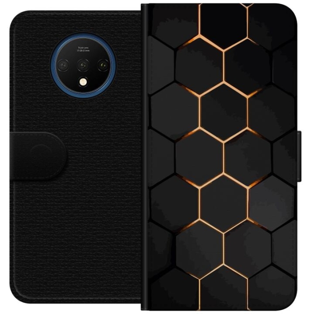 Portemonnee-hoesje voor OnePlus 7T met Luxe Patroon ontwerp