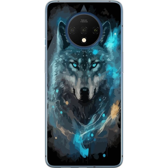 Mobiele hoes voor OnePlus 7T met Wolf ontwerp