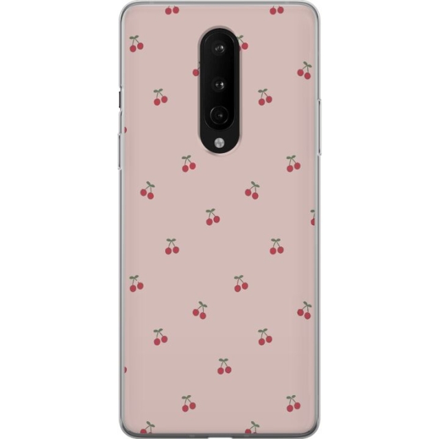 Mobiele hoes voor OnePlus 8 met Kersen ontwerp
