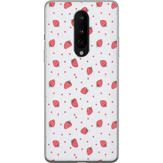 Mobiele hoes voor OnePlus 8 met Aardbeien ontwerp