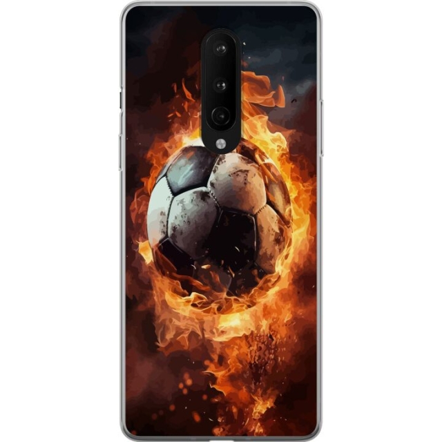 Mobiele hoes voor OnePlus 8 met Voetbal ontwerp