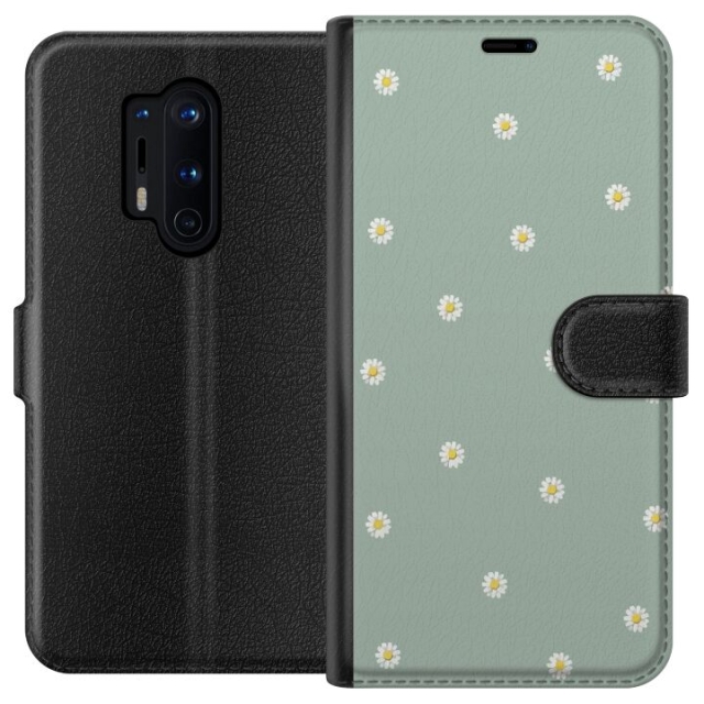 Portemonnee-hoesje voor OnePlus 8 Pro met Priesterkragen ontwerp