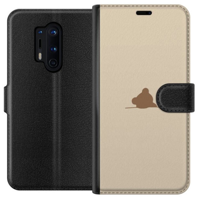 Portemonnee-hoesje voor OnePlus 8 Pro met Nalle ontwerp