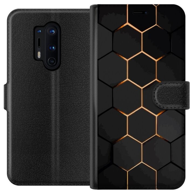 Portemonnee-hoesje voor OnePlus 8 Pro met Luxe Patroon ontwerp
