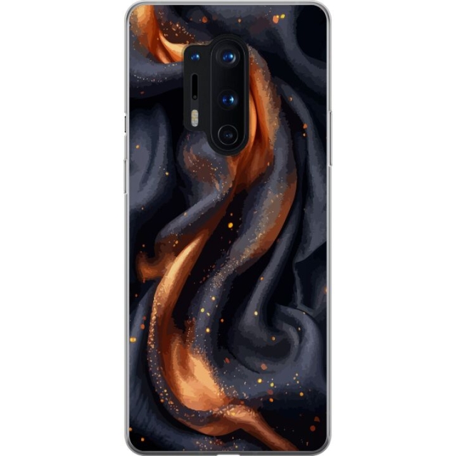 Mobiele hoes voor OnePlus 8 Pro met Vurig zijde ontwerp
