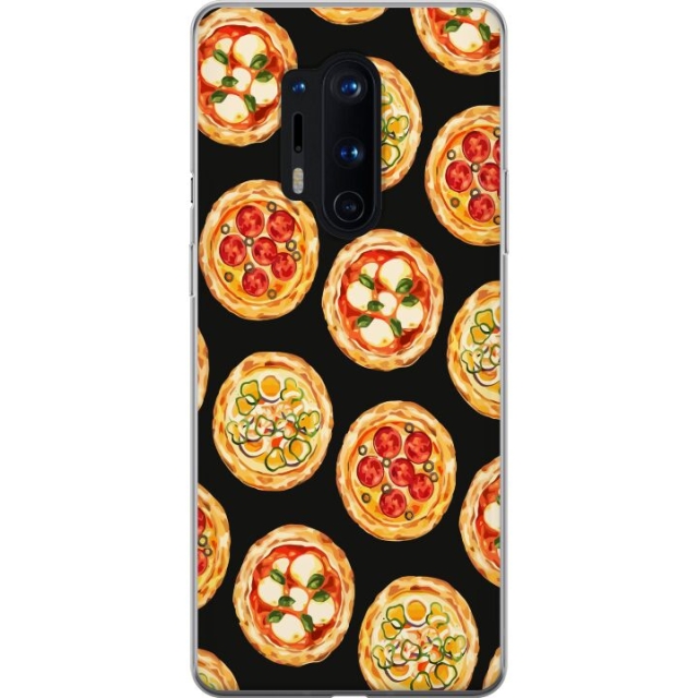 Mobiele hoes voor OnePlus 8 Pro met Pizza ontwerp