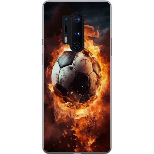Mobiele hoes voor OnePlus 8 Pro met Voetbal ontwerp