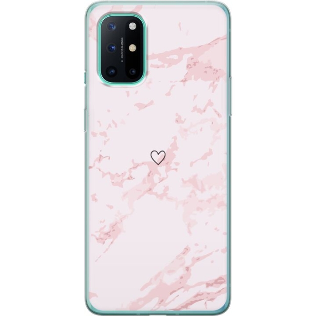 Mobiele hoes voor OnePlus 8T met Roze Hart ontwerp