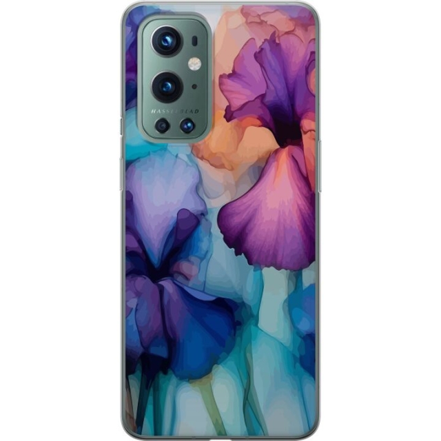 Mobiele hoes voor OnePlus 9 Pro met Magische bloemen ontwerp