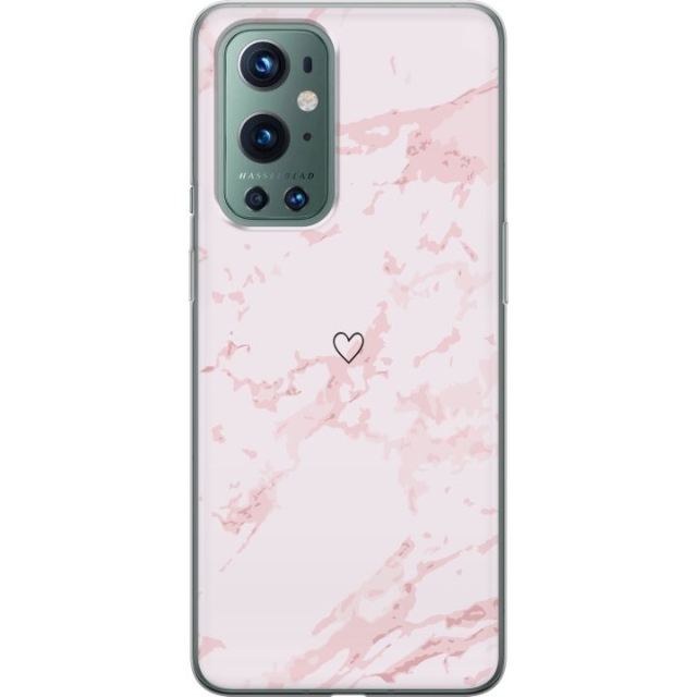 Mobiele hoes voor OnePlus 9 Pro met Roze Hart ontwerp