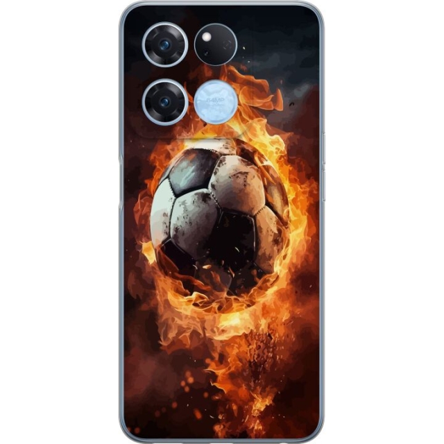 Mobiele hoes voor OnePlus Ace Racing met Voetbal ontwerp