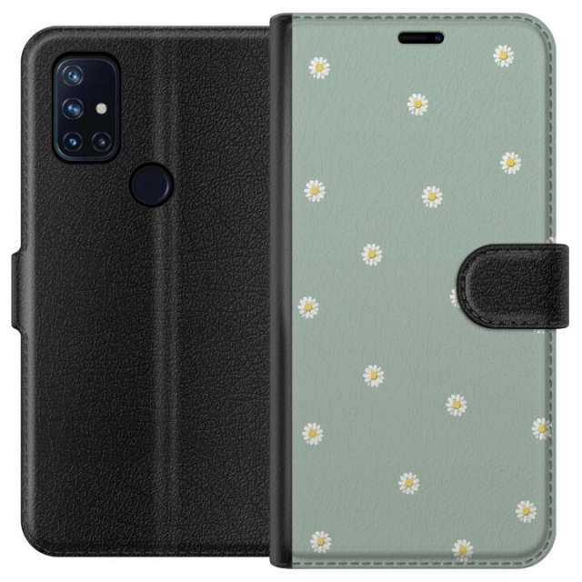 Portemonnee-hoesje voor OnePlus Nord N10 5G met Priesterkragen ontwerp