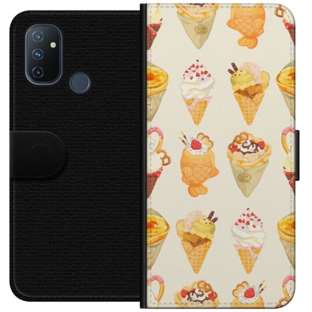 Portemonnee-hoesje voor OnePlus Nord N100 met Glasachtig ontwerp