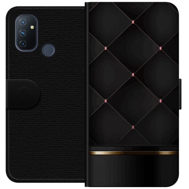 Portemonnee-hoesje voor OnePlus Nord N100 met Luxe lijn ontwerp