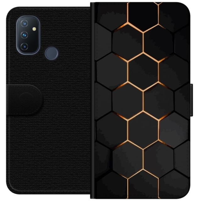 Portemonnee-hoesje voor OnePlus Nord N100 met Luxe Patroon ontwerp