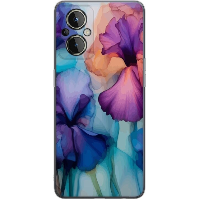 Mobiele hoes voor OnePlus Nord N20 5G met Magische bloemen ontwerp