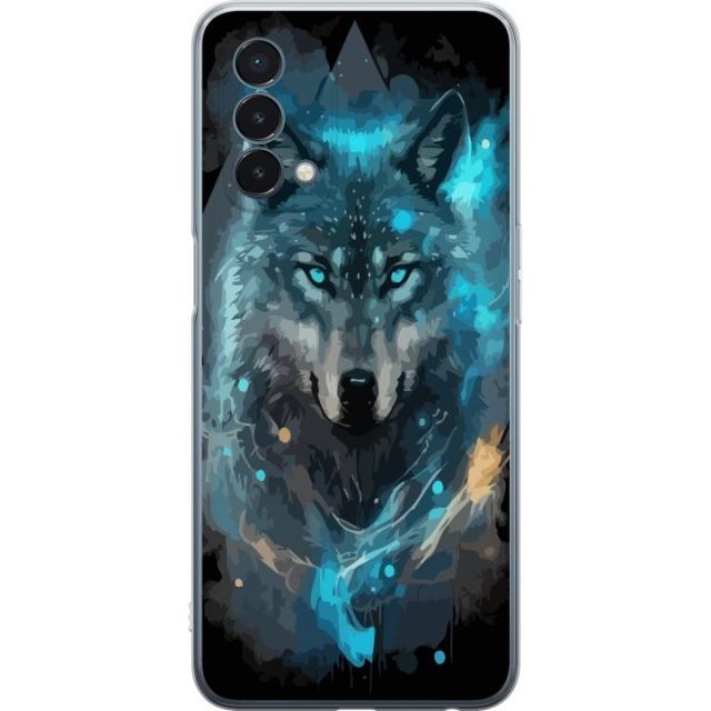 Mobiele hoes voor OnePlus Nord N200 5G met Wolf ontwerp