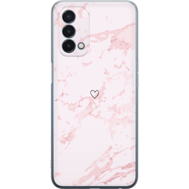 Mobiele hoes voor OnePlus Nord N200 5G met Roze Hart ontwerp