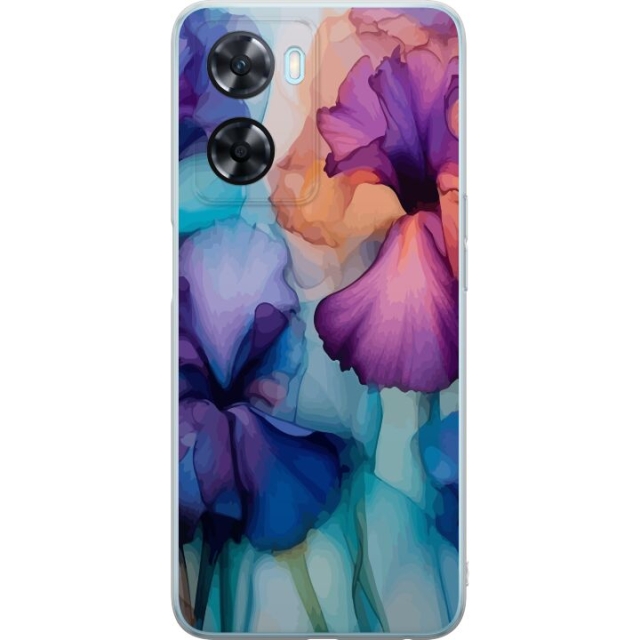 Mobiele hoes voor OnePlus Nord N20 SE met Magische bloemen ontwerp