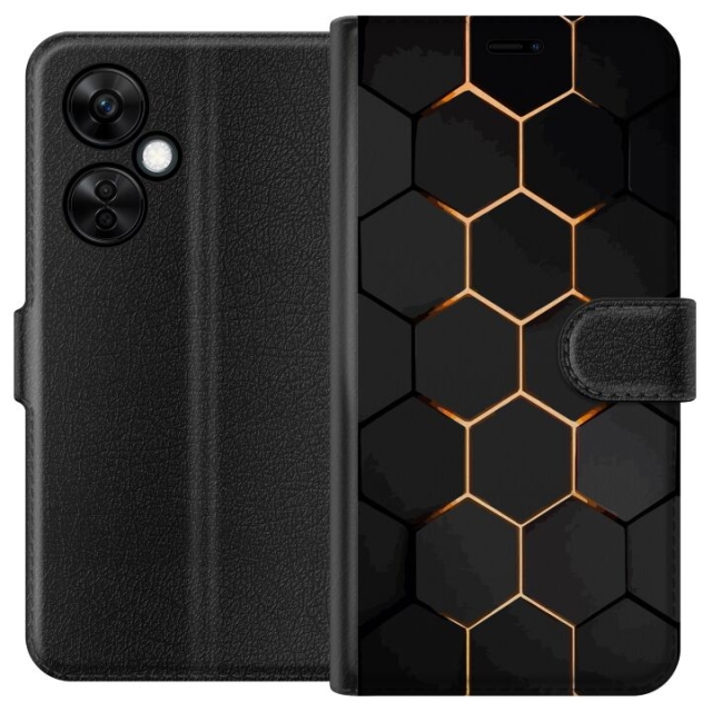 Portemonnee-hoesje voor OnePlus Nord CE 3 Lite met Luxe Patroon ontwerp