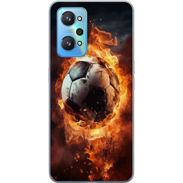 Mobiele hoes voor Realme GT Neo2 met Voetbal ontwerp