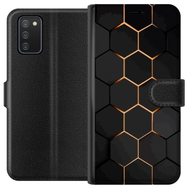 Portemonnee-hoesje voor Samsung Galaxy A02s met Luxe Patroon ontwerp