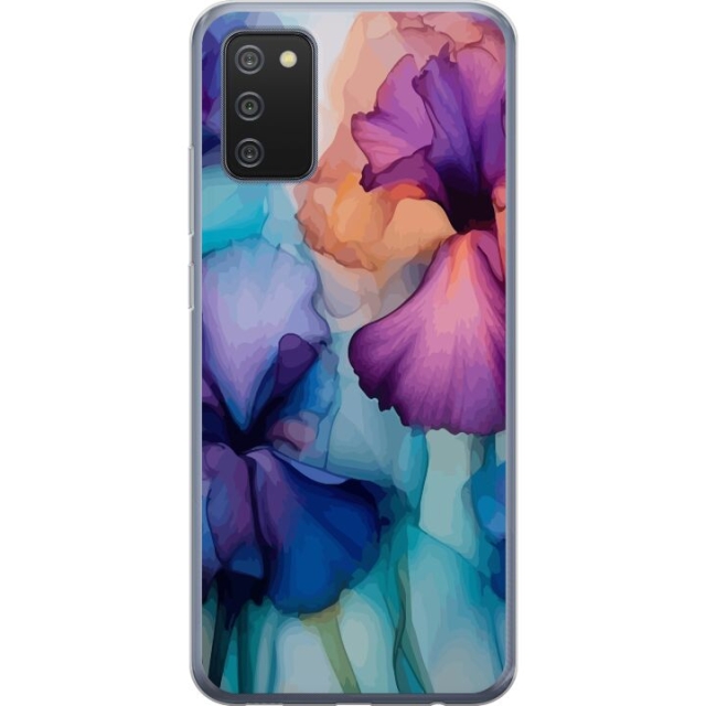 Mobiele hoes voor Samsung Galaxy A02s met Magische bloemen ontwerp