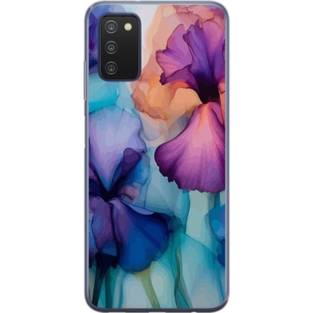 Mobiele hoes voor Samsung Galaxy A03s met Magische bloemen ontwerp