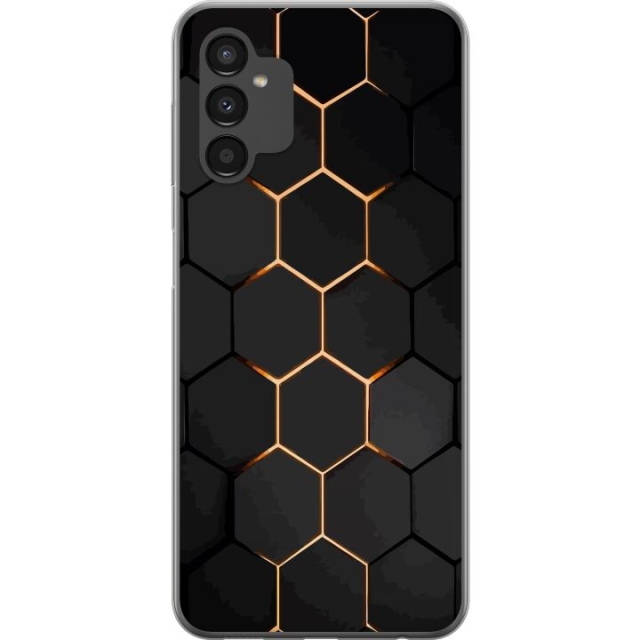 Mobiele hoes voor Samsung Galaxy A04s met Luxe Patroon ontwerp