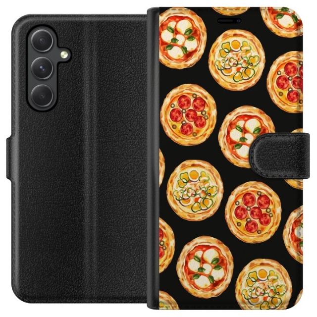 Portemonnee-hoesje voor Samsung Galaxy A05s met Pizza ontwerp