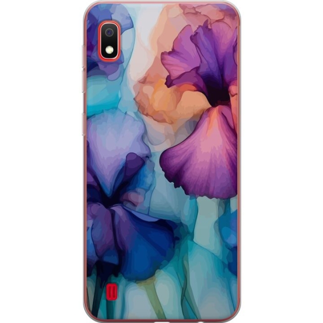Mobiele hoes voor Samsung Galaxy A10 met Magische bloemen ontwerp