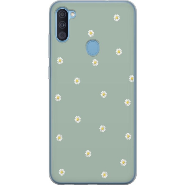 Mobiele hoes voor Samsung Galaxy A11 met Priesterkragen ontwerp