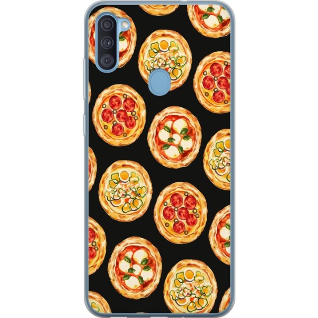 Mobiele hoes voor Samsung Galaxy A11 met Pizza ontwerp