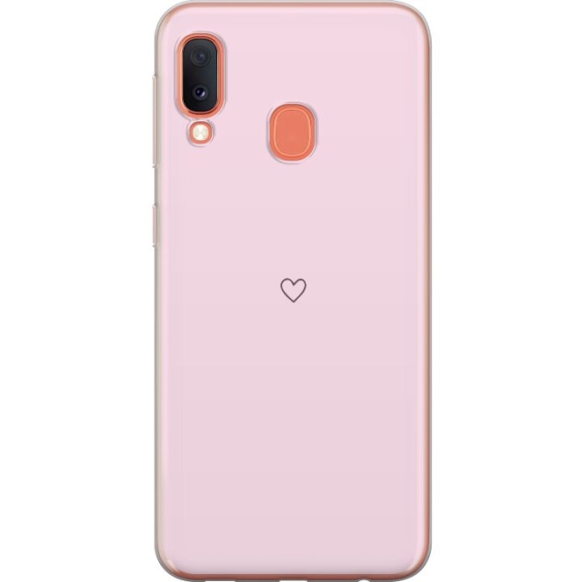 Mobiele hoes voor Samsung Galaxy A20e met Hart ontwerp