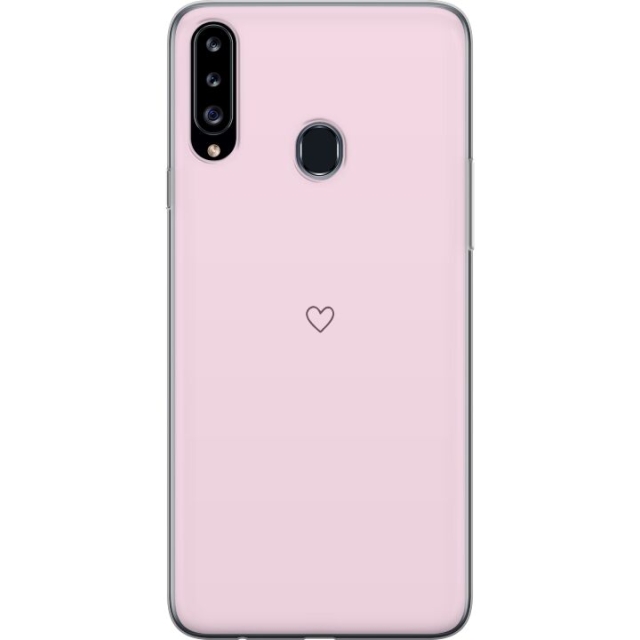 Mobiele hoes voor Samsung Galaxy A20s met Hart ontwerp
