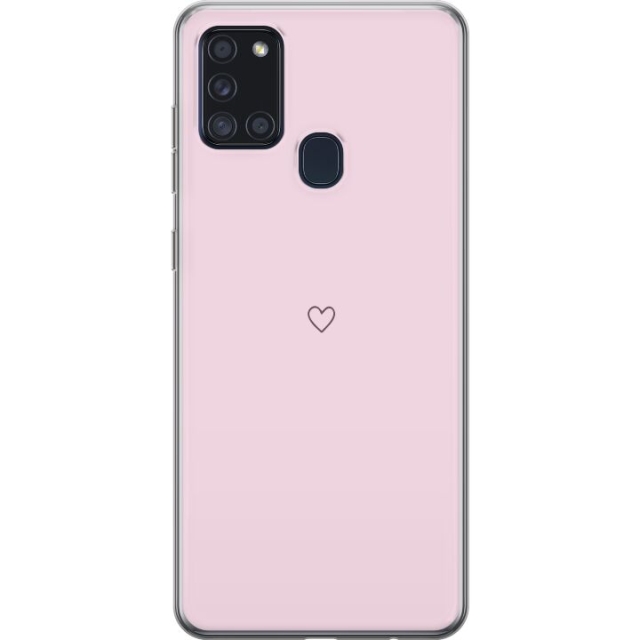 Mobiele hoes voor Samsung Galaxy A21s met Hart ontwerp