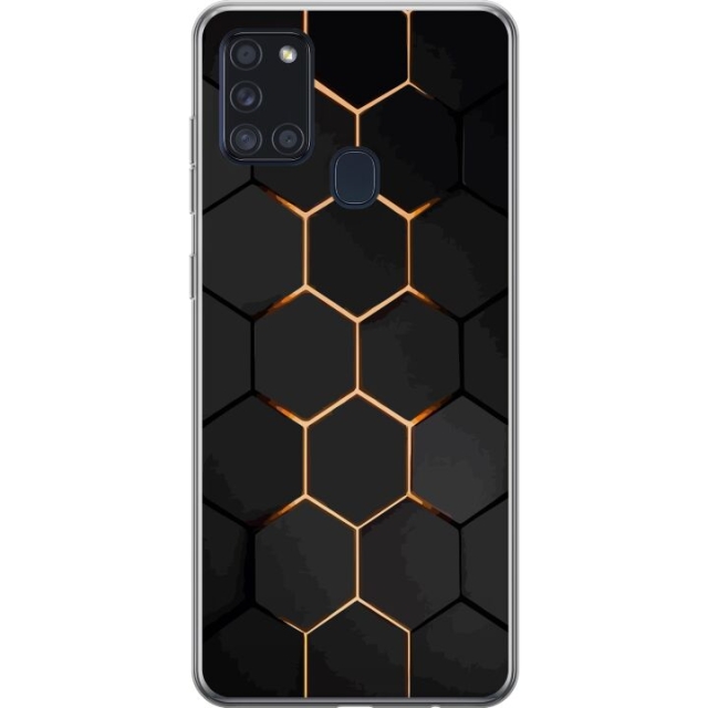Mobiele hoes voor Samsung Galaxy A21s met Luxe Patroon ontwerp