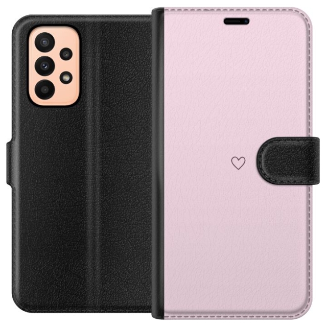 Portemonnee-hoesje voor Samsung Galaxy A23 met Hart ontwerp