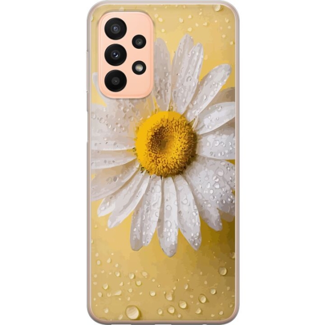 Mobiele hoes voor Samsung Galaxy A23 met Porseleinbloem ontwerp