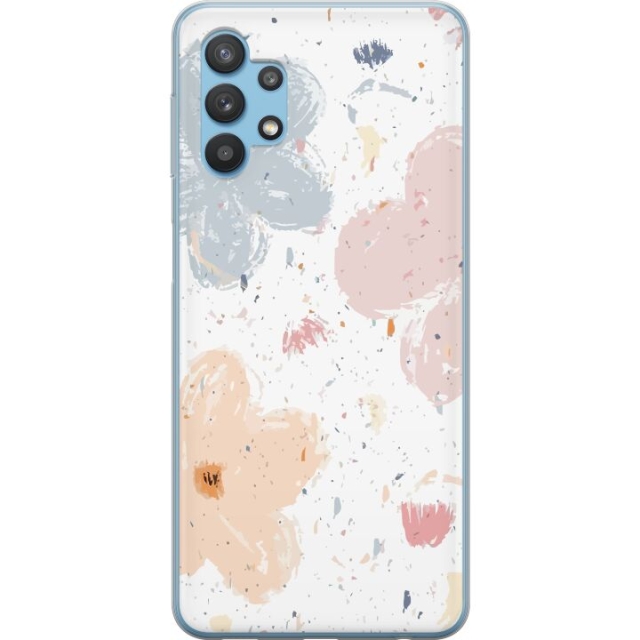 Mobiele hoes voor Samsung Galaxy A32 5G met Bloemen ontwerp