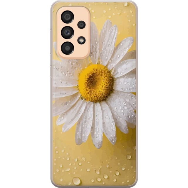 Mobiele hoes voor Samsung Galaxy A33 5G met Porseleinbloem ontwerp