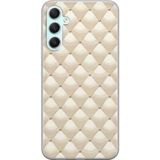 Mobiele hoes voor Samsung Galaxy A34 met Goudglans ontwerp