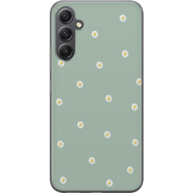 Mobiele hoes voor Samsung Galaxy A35 met Priesterkragen ontwerp
