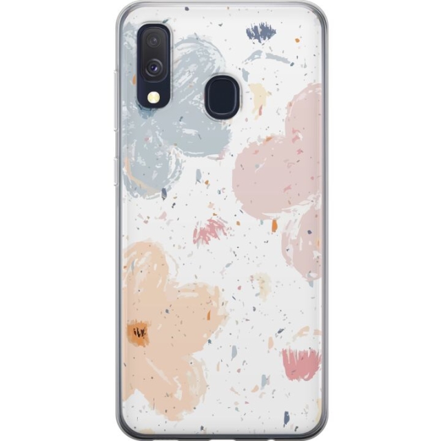 Mobiele hoes voor Samsung Galaxy A40 met Bloemen ontwerp